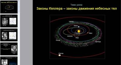 Презентация на тему "Законы Кеплера"